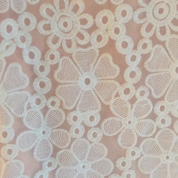 lace flowered blush dress, size small. 🌸 - Picture 2 of 4